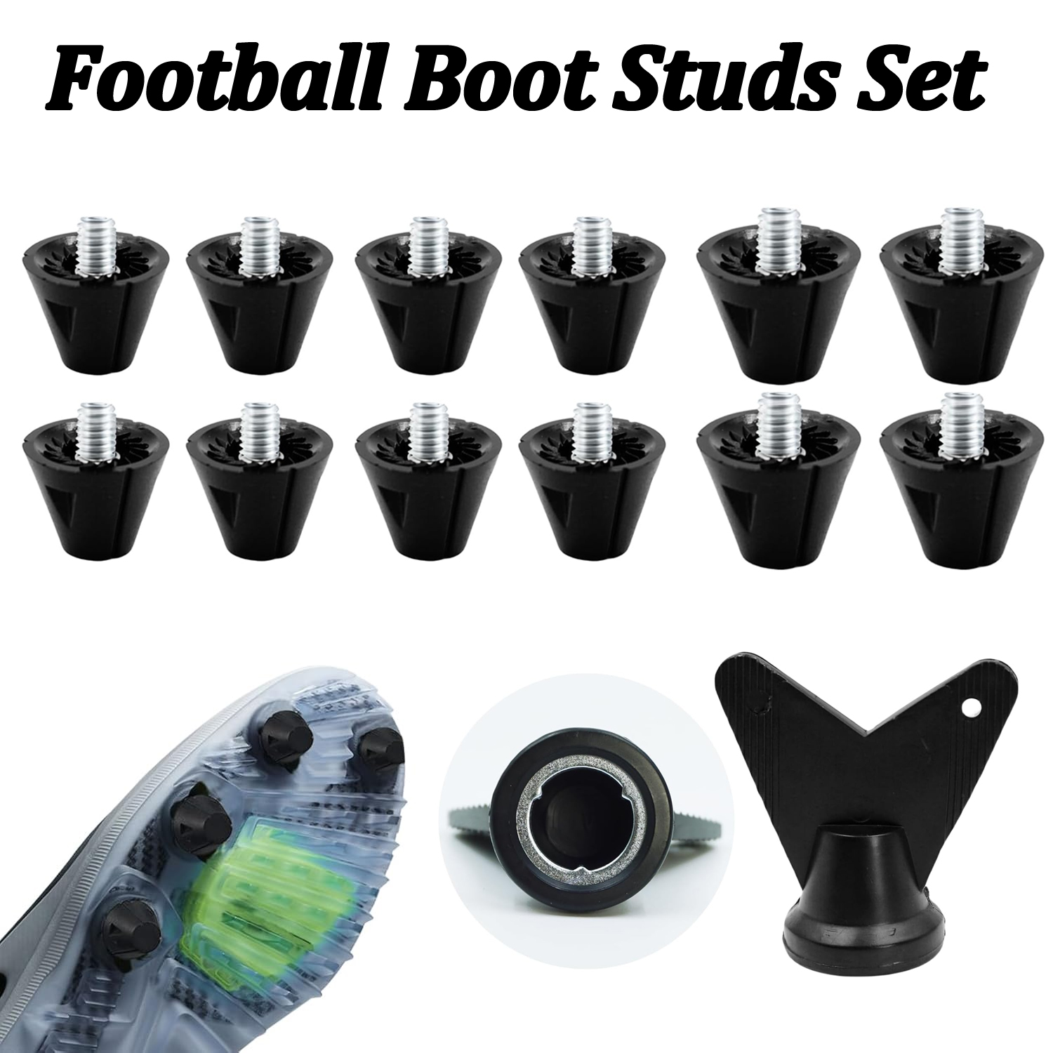Sneaker Care Set - 4/12PCS Fußballschuh-Nieten Ersatz 13MM & 16MM