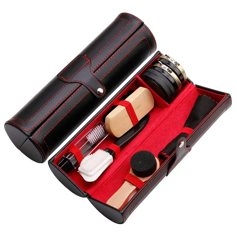 Sneaker Care Set - Professionelles Schuhpflegeset, schnell polnisches Leder-Schuhbürsten-Reinigungsset, hält
