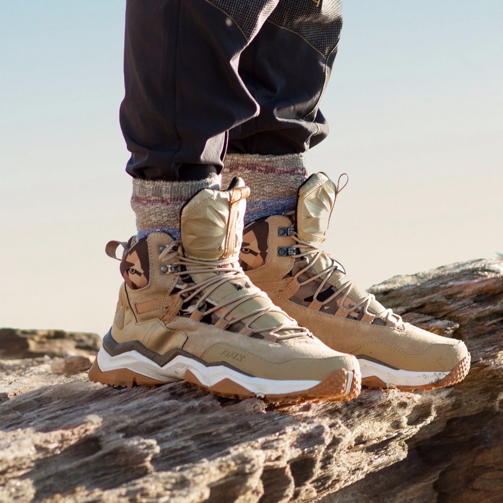 Sneaker Zone - Rax Männer Wanderschuhe Mid-Top wasserdichte Outdoor-Sneaker