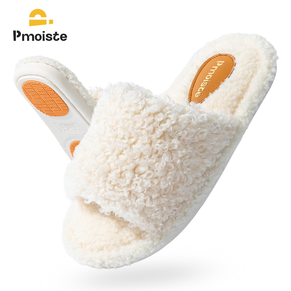 Insole Memory Foam - Pmoiste Fuzzy House Hausschuhe für Damen,