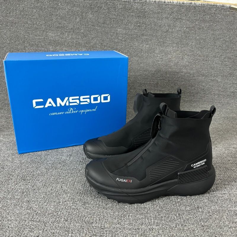 Sneaker Zone - Klassische Marken-Komfort-Mid-Top-Trekking-Sneaker, Designer-Reißverschluss-Outdoor-Wanderschuh, Unisex-Bergsteigerstiefel von höchster