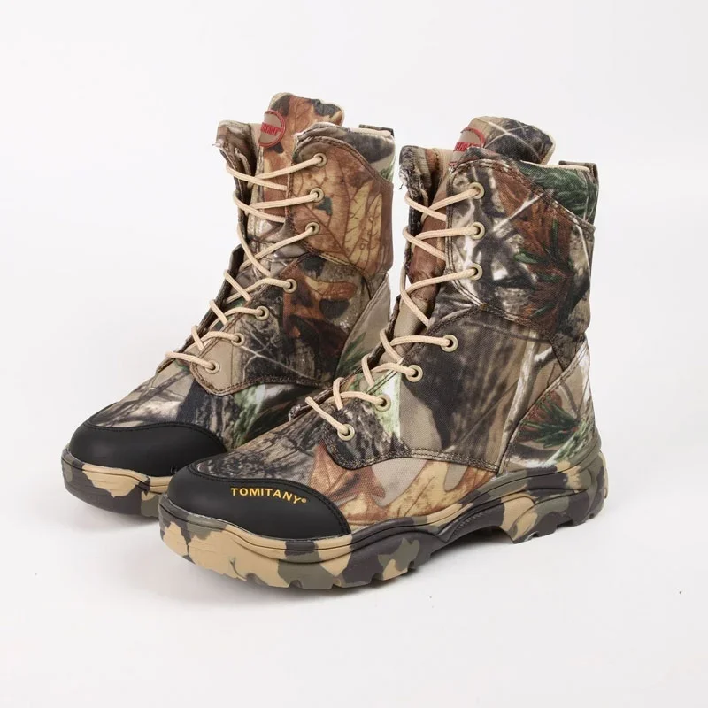 Sneaker Zone - Herren Desert Camouflage Stiefel Special Combat