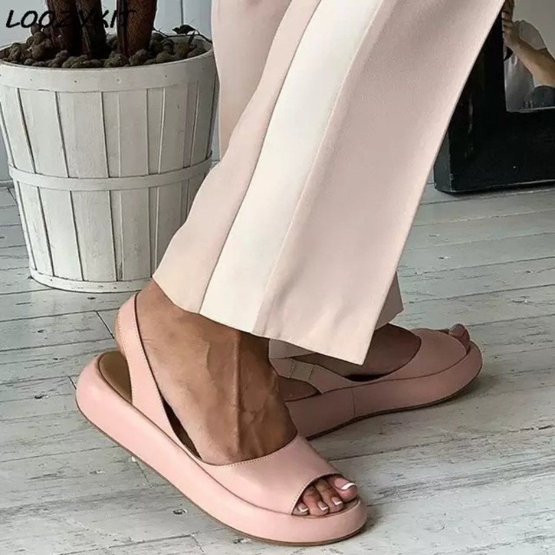 Sneaker Care Set - Flache Sandalen für Damen, Cloud Flip-Flops,