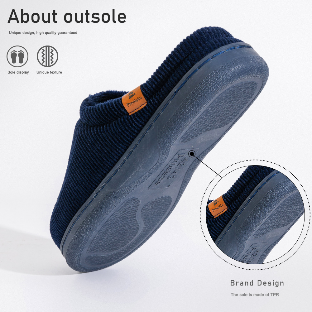 Winter-Herrenhausschuhe mit TP – Insole Memory Foam Bewertung und Preis