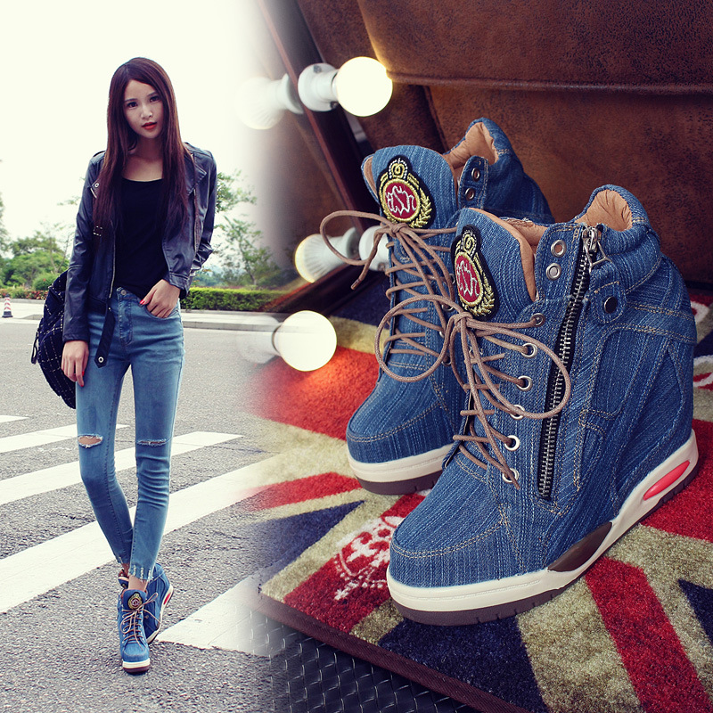 Große Größe Damen Denim Wedges – Sneaker Zone Bewertung und Preis
