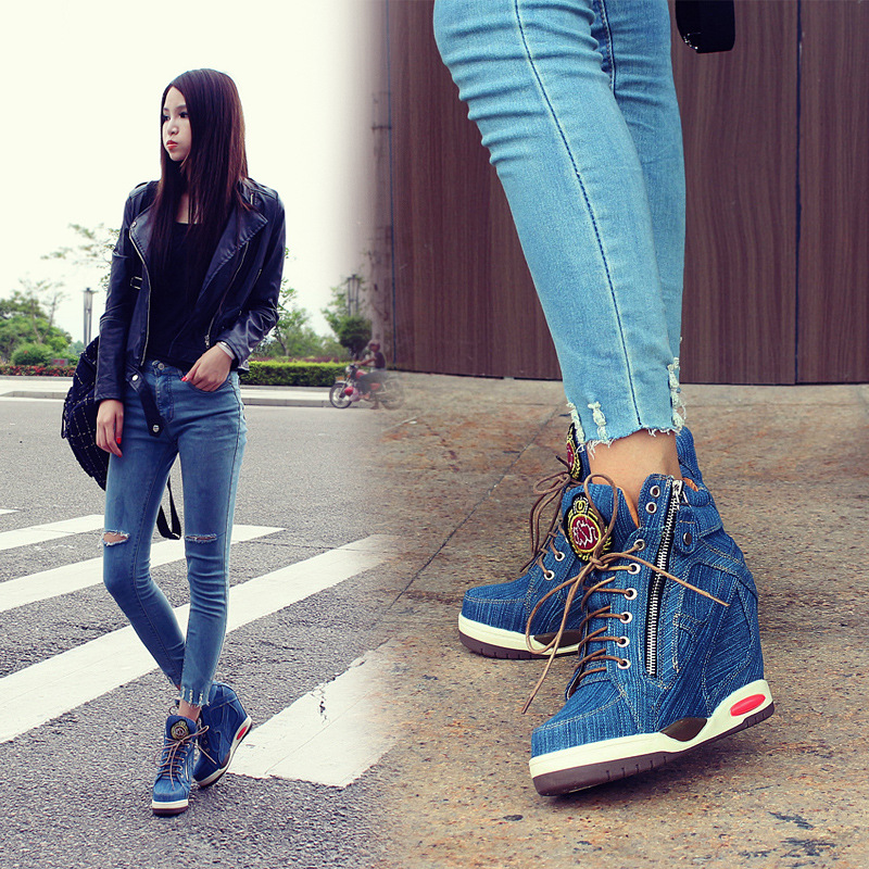 Große Größe Damen Denim Wedges – Sneaker Zone Bewertung und Preis