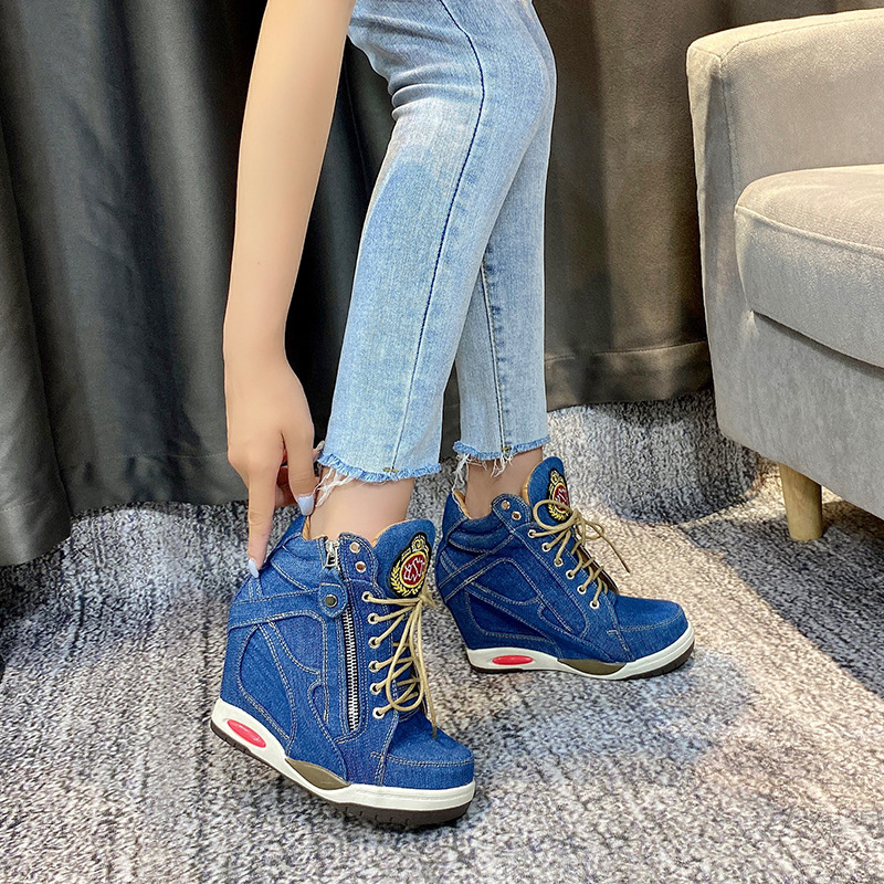 Große Größe Damen Denim Wedges – Sneaker Zone Bewertung und Preis